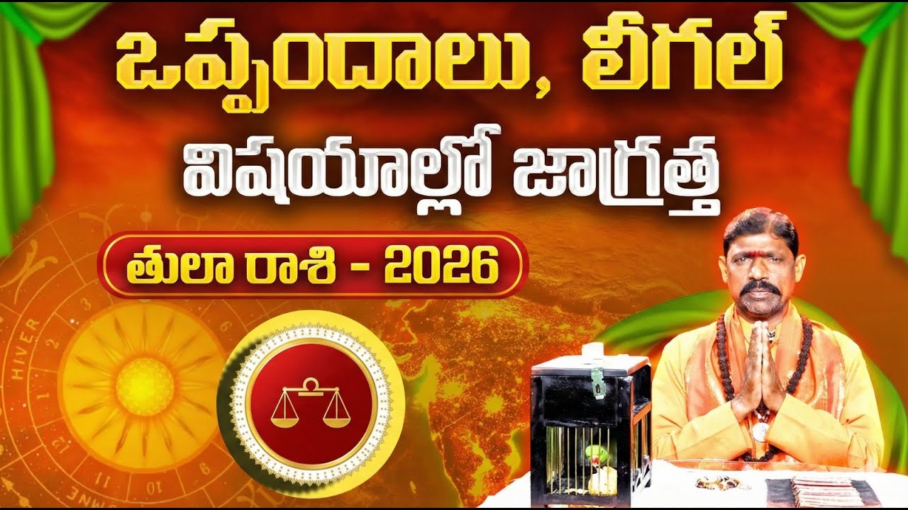 2026 చిలక జోస్యం | తులా రాశి | Parrot Astrology 2026 Libra | Horoscope Prediction | Gopuram