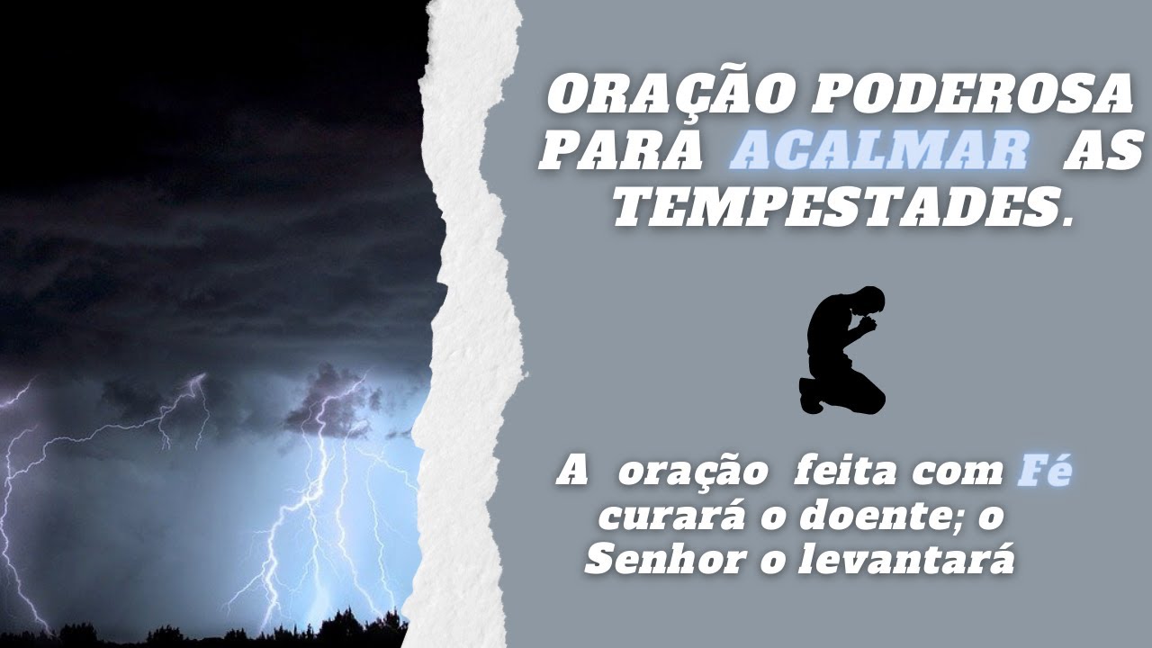 Oração para parar de chover