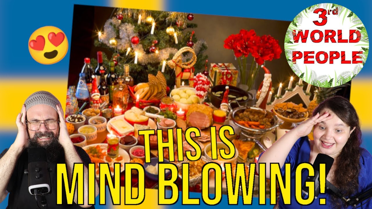 3rd WORLD PEOPLE REACT: SWEDISH CHRISTMAS DINNER 