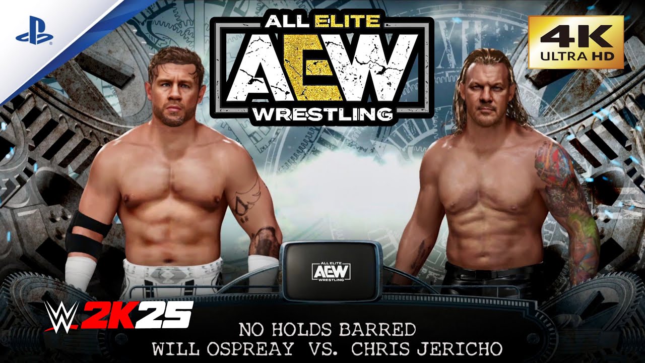 Will Ospreay vs. Chris Jericho. WWE 2K25: PS5 GAMEPLAY (4K)