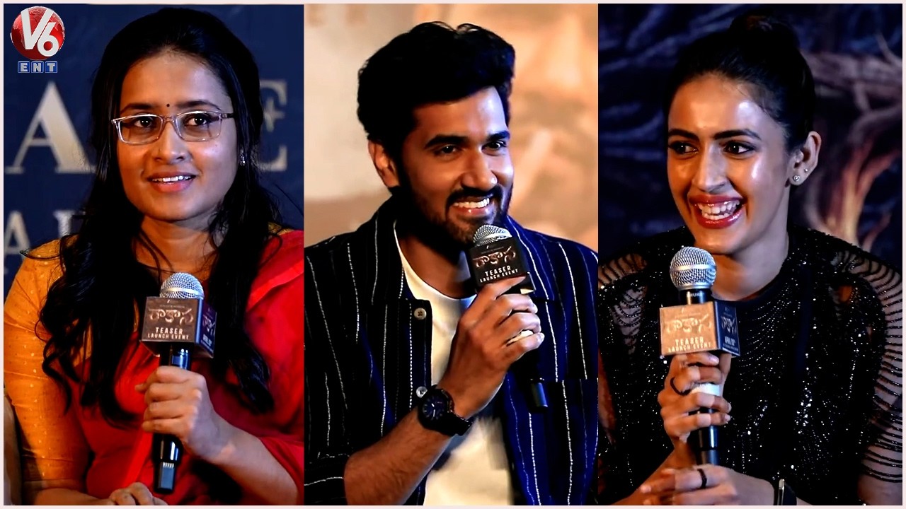 Q & A Session With Media @ Rakasa Movie Teaser Launch Event | NIharika, Sangeeth Sobhan | V6ENT