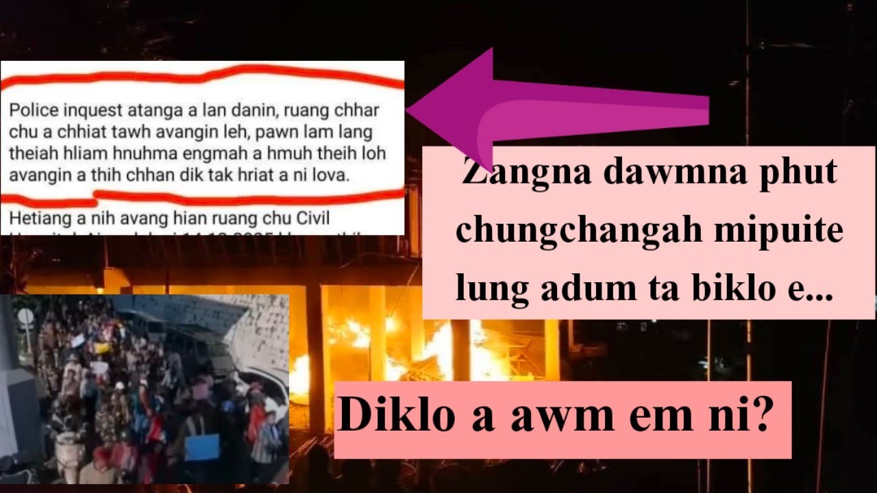 Zangna dawmna an phut chungchangah mipuite lung adum ta biklo...Diklo a awm ta em ni?.. 