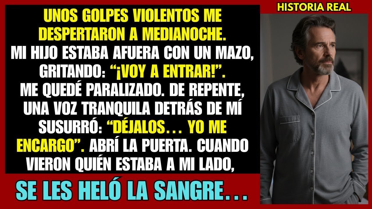Me desperté con golpes a medianoche. Mi hijo y su esposa traían una maza. Cuando abrí la puerta...