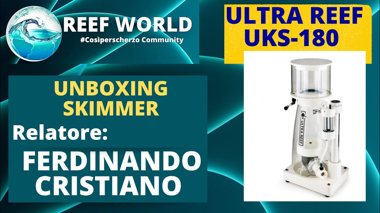 Unboxing schiumatoio Ultra Reef UKS-180