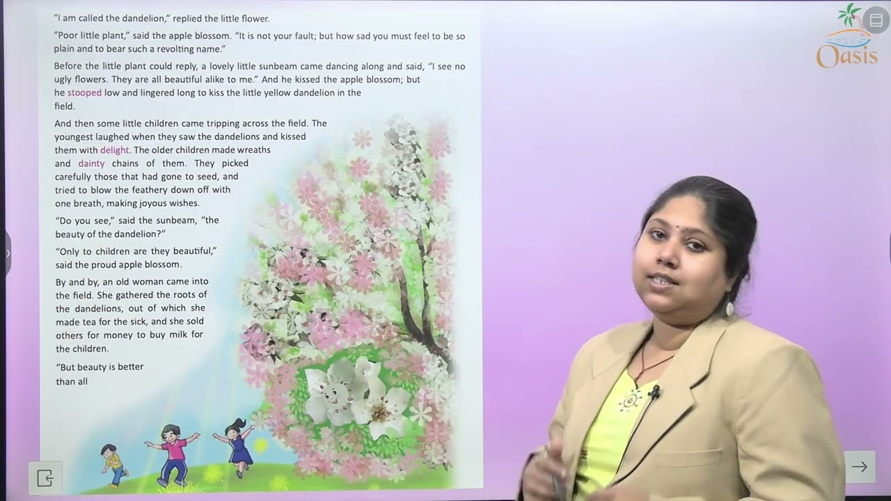OMEN PUBLISHERS ZEST CLASS 6 CHAPTER 2 THE PROUD LITTLE APPLE BLOSSOM