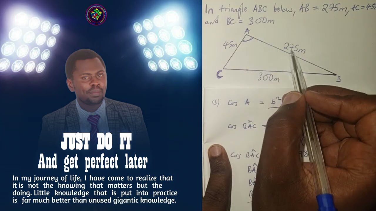 TRIGONOMETRY (cosine rule)