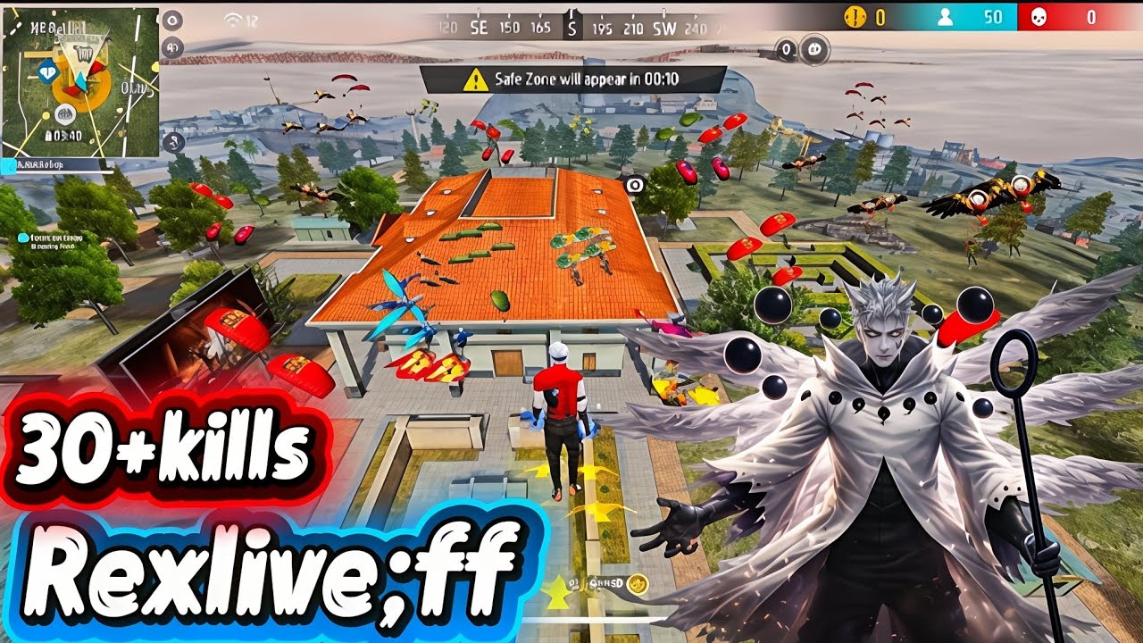 FF MAX LIVE STREAM 🔴 | Road to Grandmaster | Crazy Clutch Moments @RexplaysFF #shortsfeed