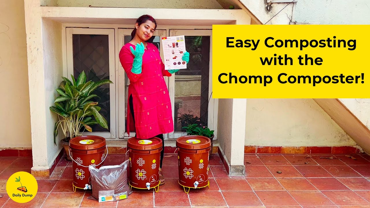 Chomp Row Composter: Hassle-free & smell-free composting!