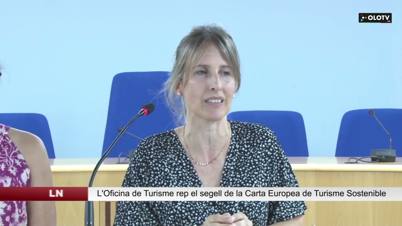 L&rsquo;Oficina de Turisme d&rsquo;Olot va rebre el segell de la Carta Europea de Turisme Sostenible