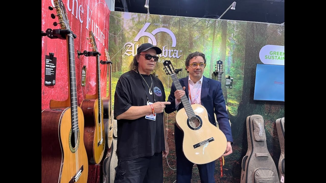 Alhambra  Part 2 - 7P &  5P  Guitar NAMM 2026 @AlhambraGuitarsSpain #spanishguitarmusic #flamenco
