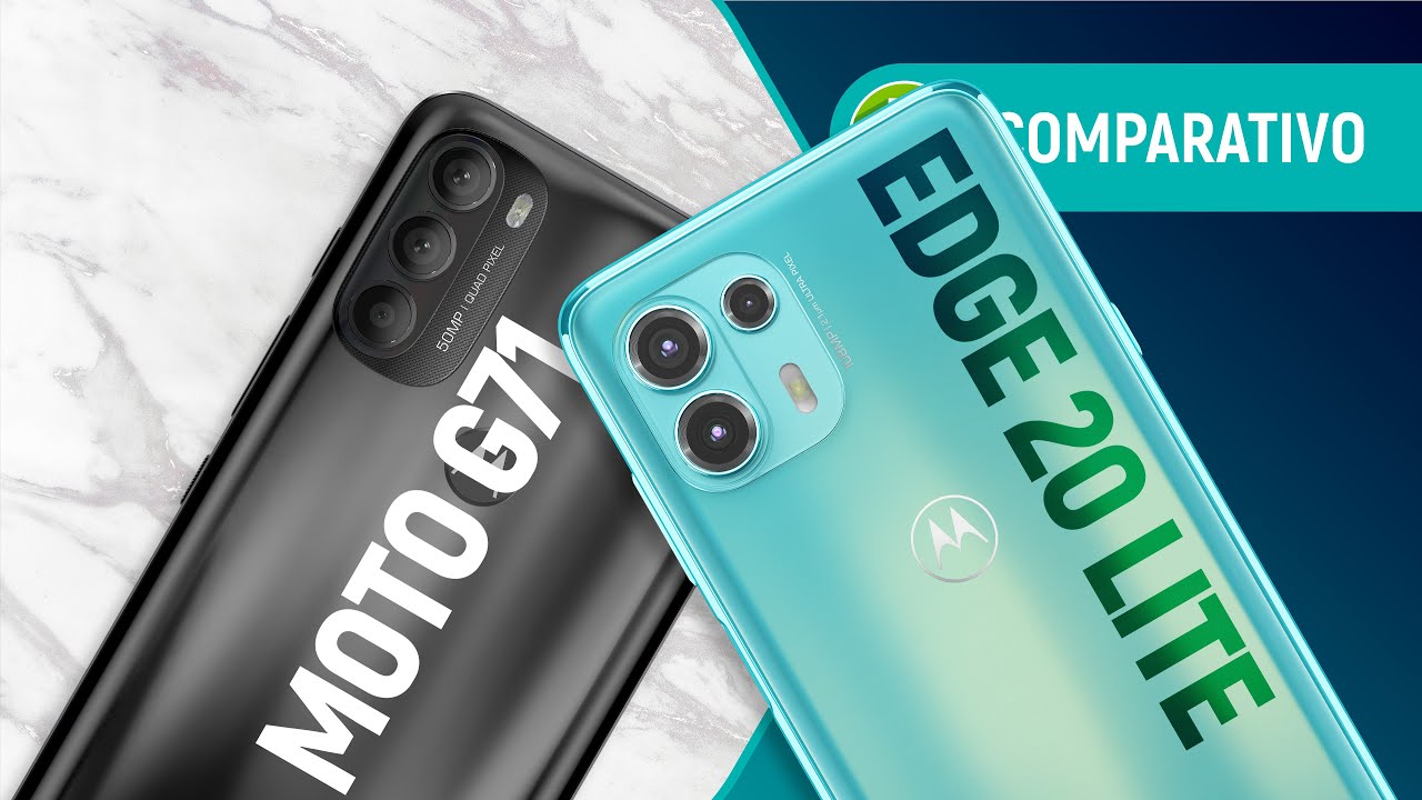 MOTO G71 vs EDGE 20 LITE: MELHOR INTERMEDIÁRIO da MOTOROLA é de qual linha? | Comparativo