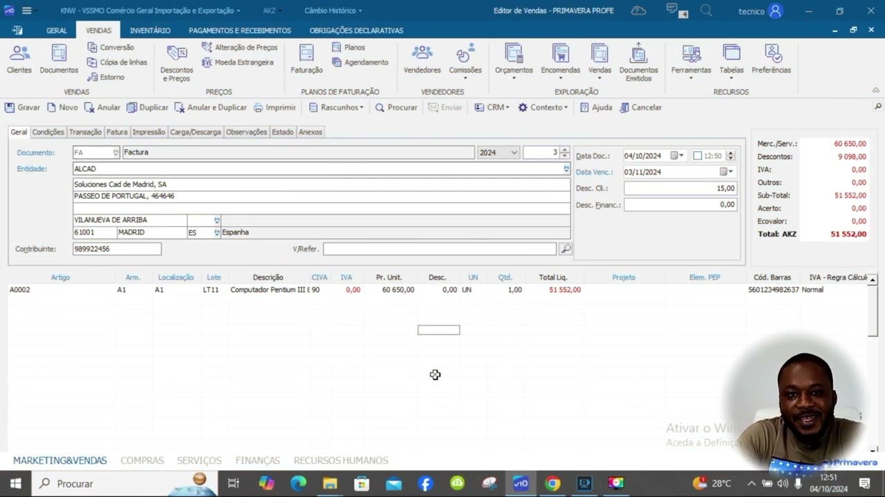 Como Cancelar ou Anular Faturas no Primavera V10 de Forma Simples