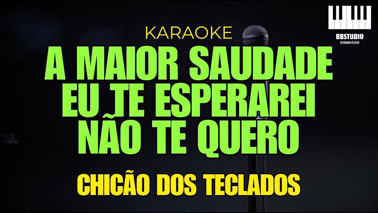 CHICÃO DOS TECLADOS - KARAOKE