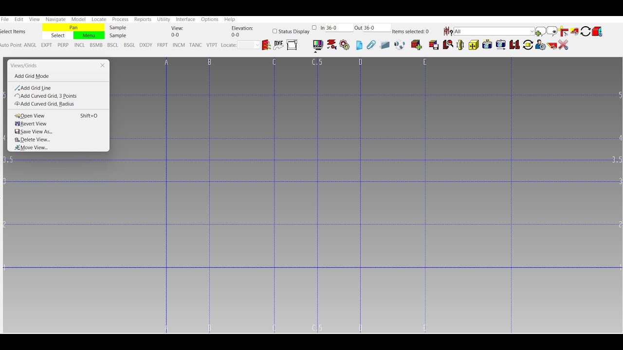 How to Create Grids in SDS2 | SDS2 Steel Detailing | 2020 Version