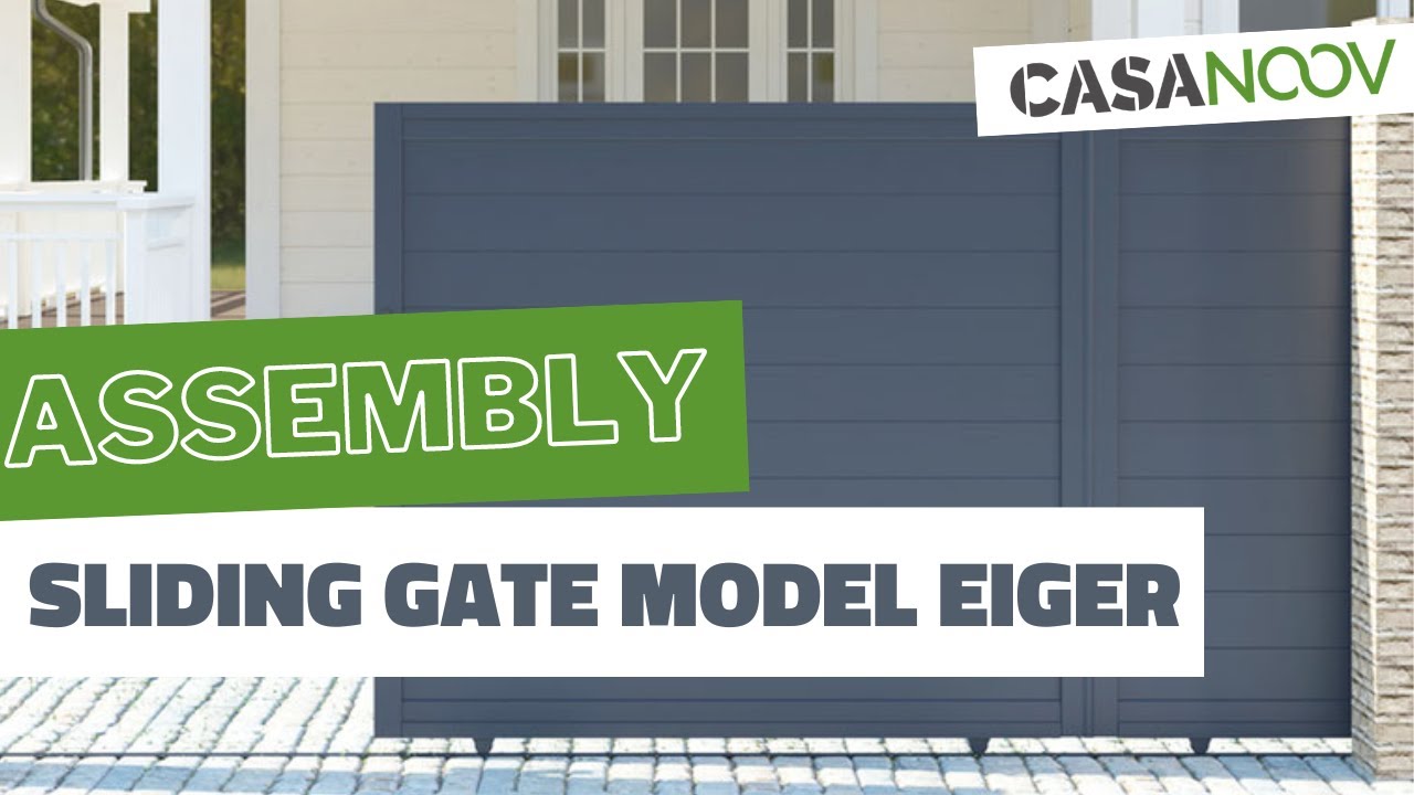 Assembly of a sliding gate kit model EIGER - Casanoov