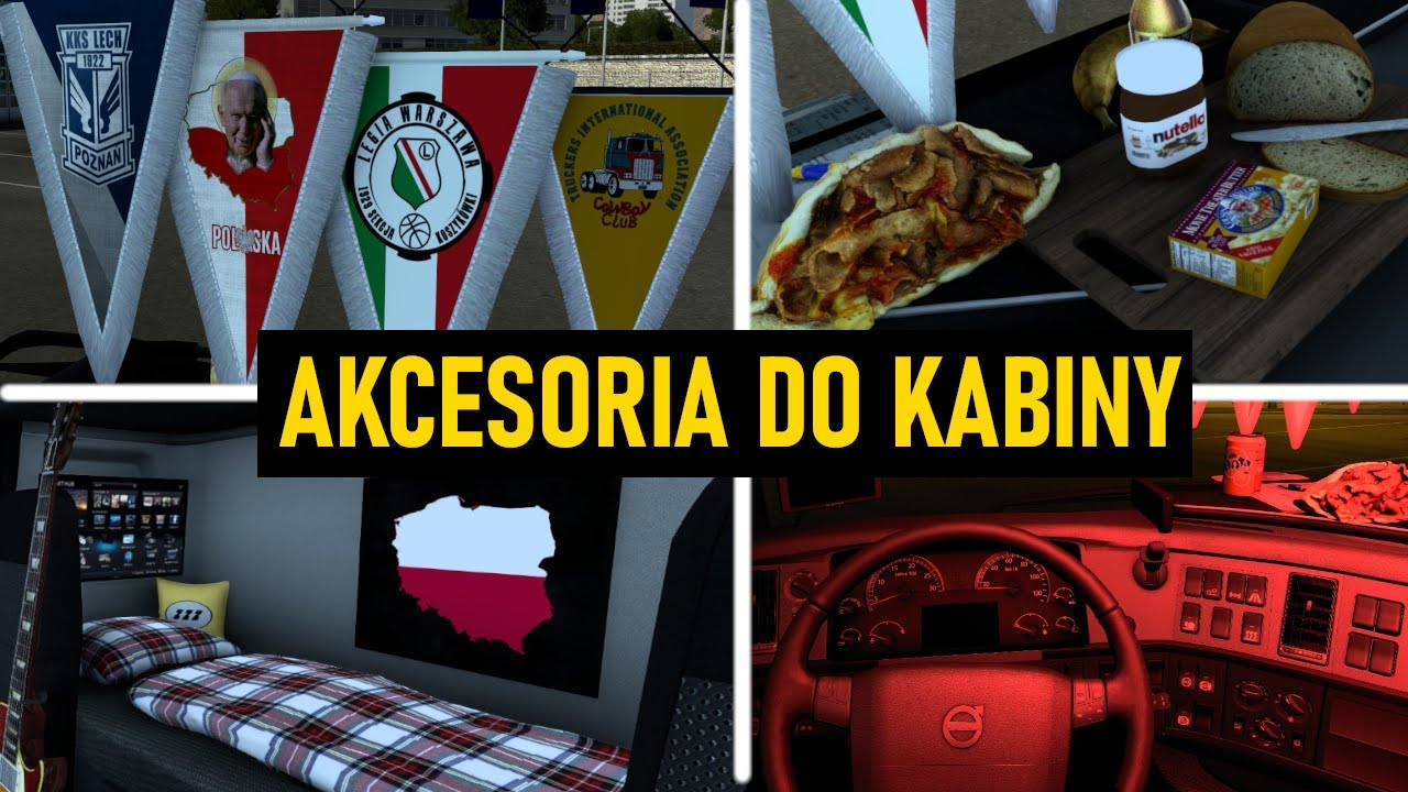 Euro Truck Simulator 2 CAB ACCESSORIES MODS