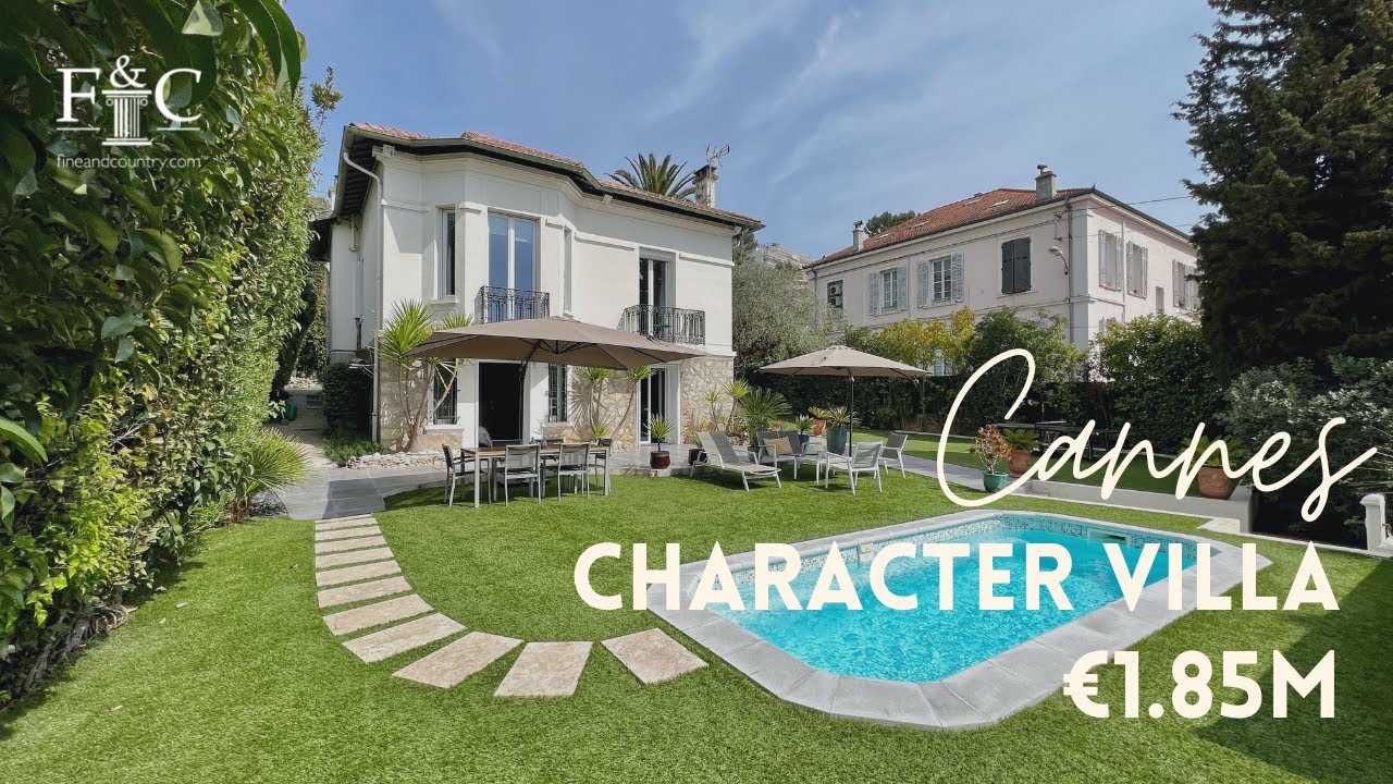 Beautiful Character Villa for sale in CANNES💙