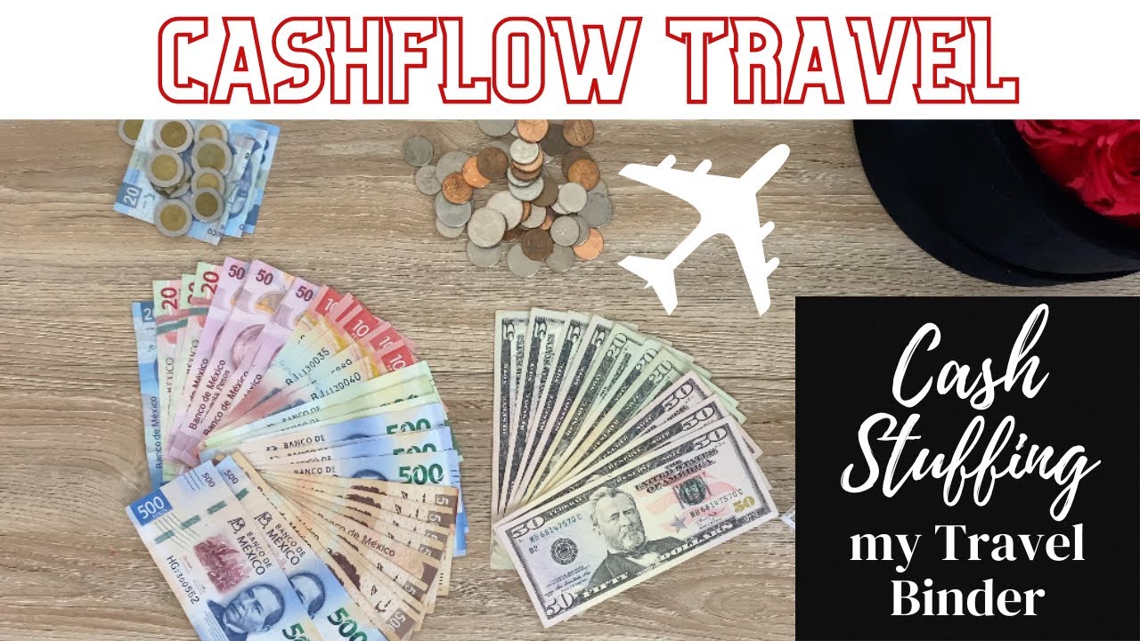 CASH STUFFING MY TRAVEL BINDER |  HOW I CASHFLOW TRAVEL | ROCHELLE ADAMSON BUDGETS