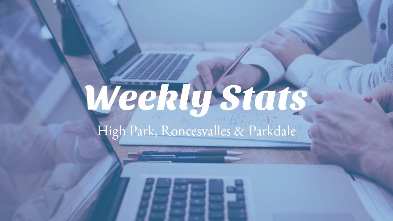 High Park Real Estate Group - Week Stats : Parkdale, Roncesvalles & High Park