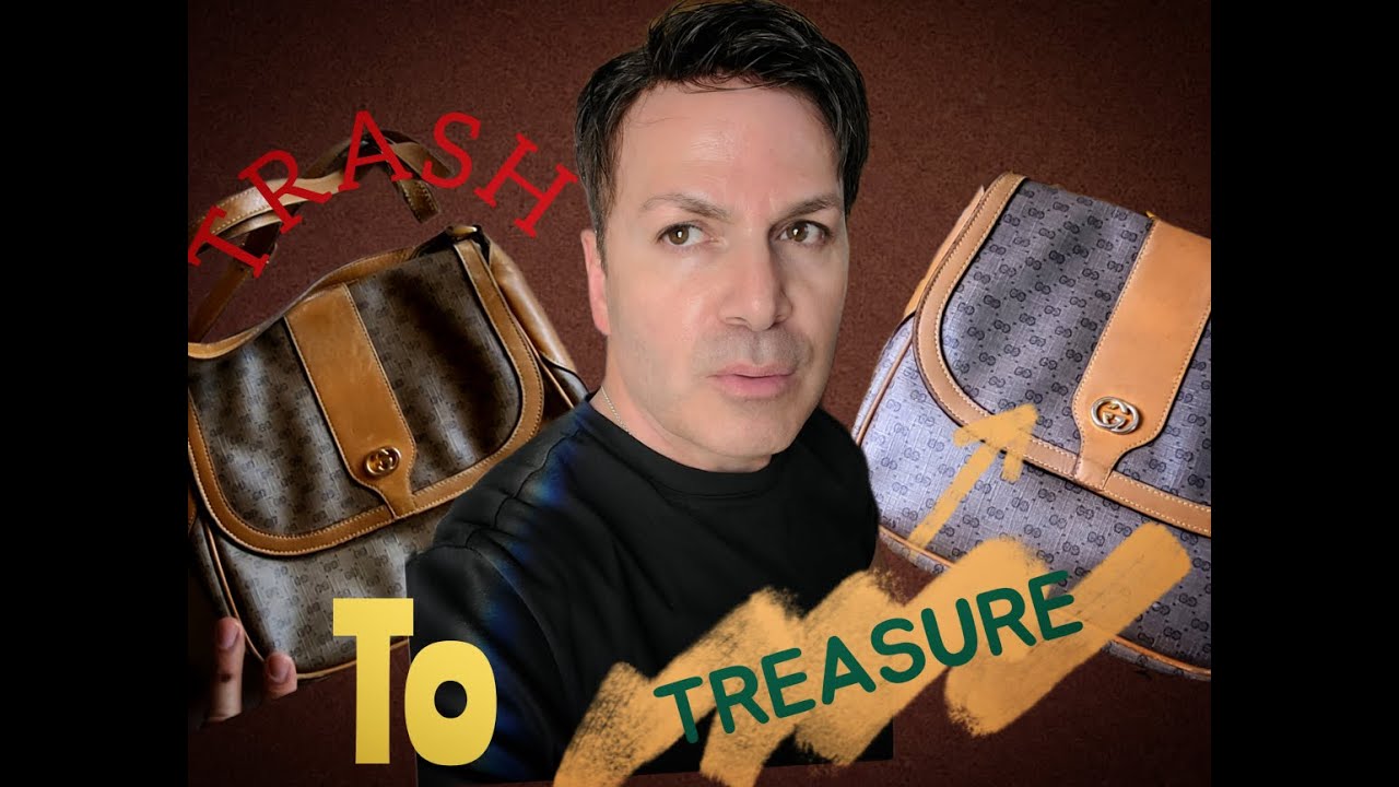 RESTORED! Vintage GUCCI Handbag Goes From Trash to Treasure