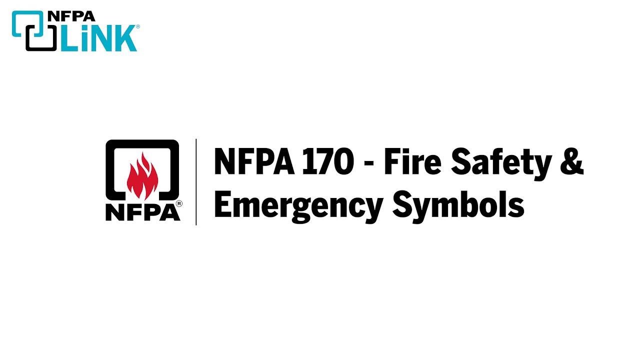 NFPA 170 Fire Safety and Emergency Symbols