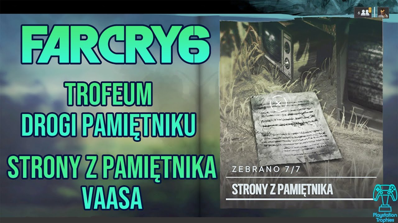 Far Cry 6 - Trofeum Drogi pamiętniku - Strony z pamiętnika