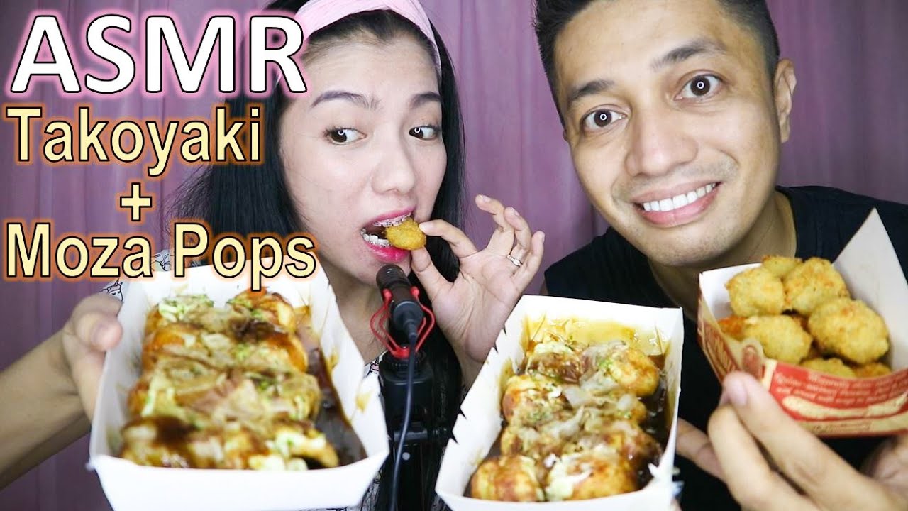 ASMR Takoyaki + Moza Pops