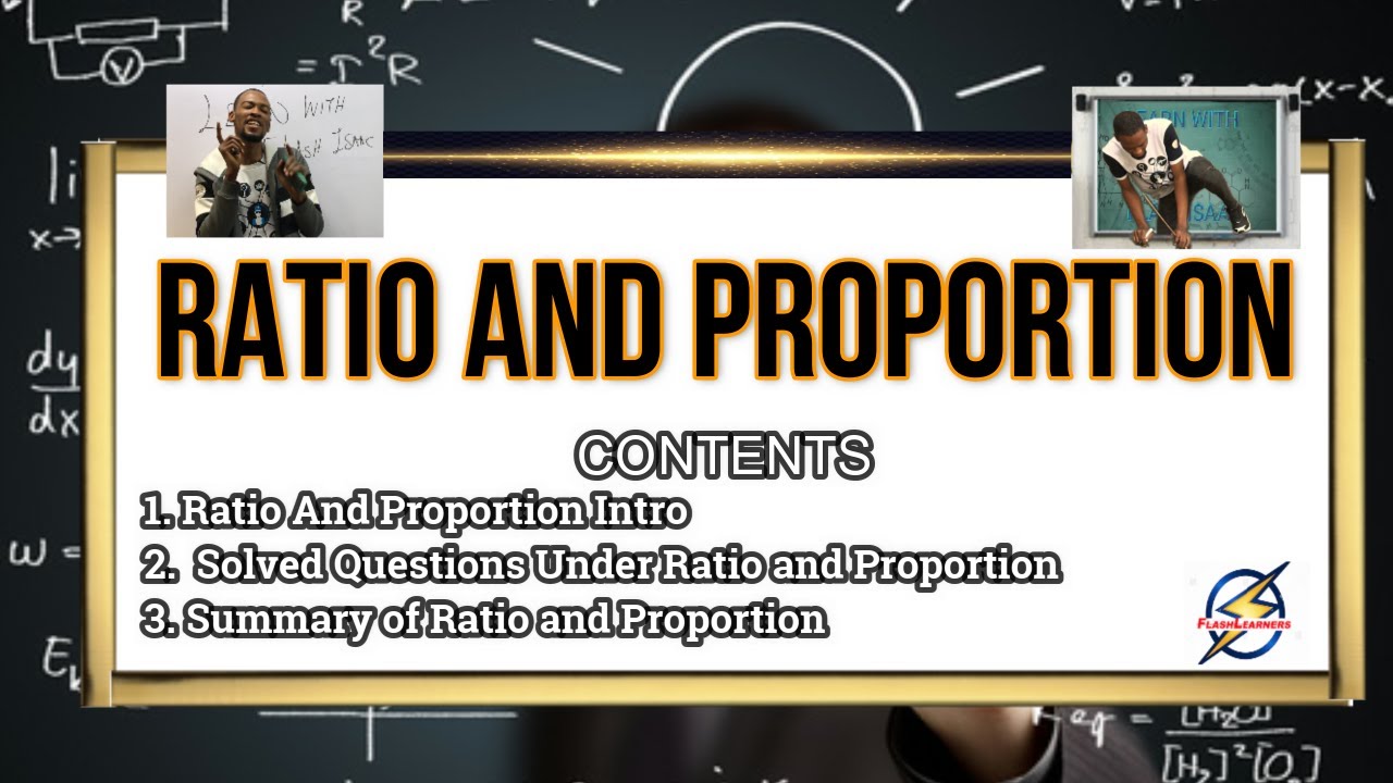 Ratio And Proportion For Schools (Pt. 1) | Mathematics