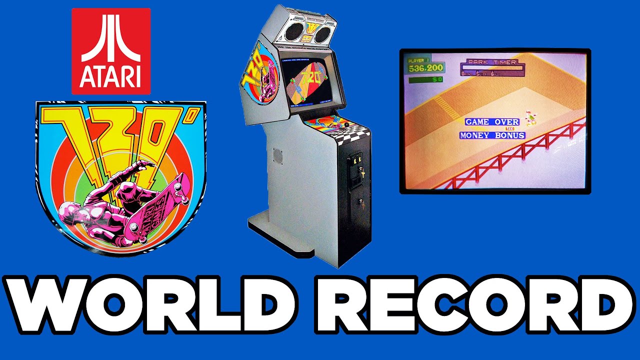 Atari 720&deg; Arcade World Record - 536,200