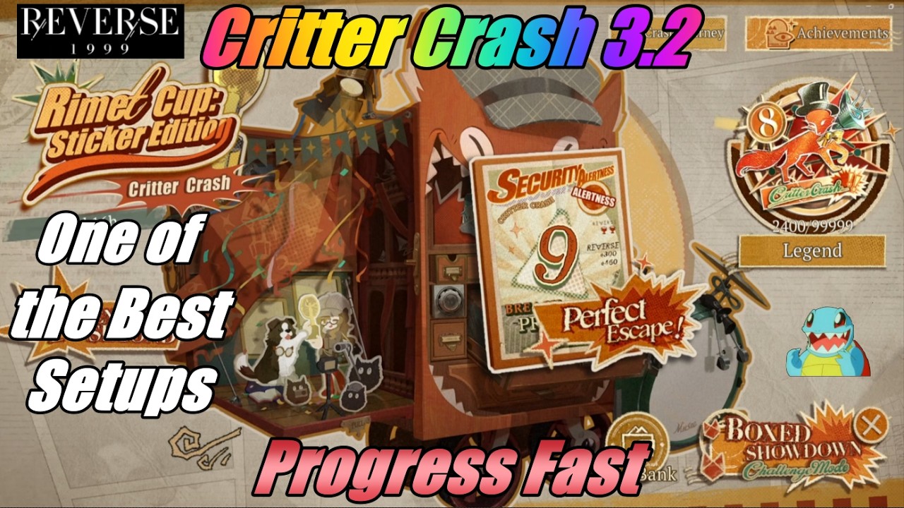 Critter Crash - Version 3.2 - Progress Fast - Reverse1999