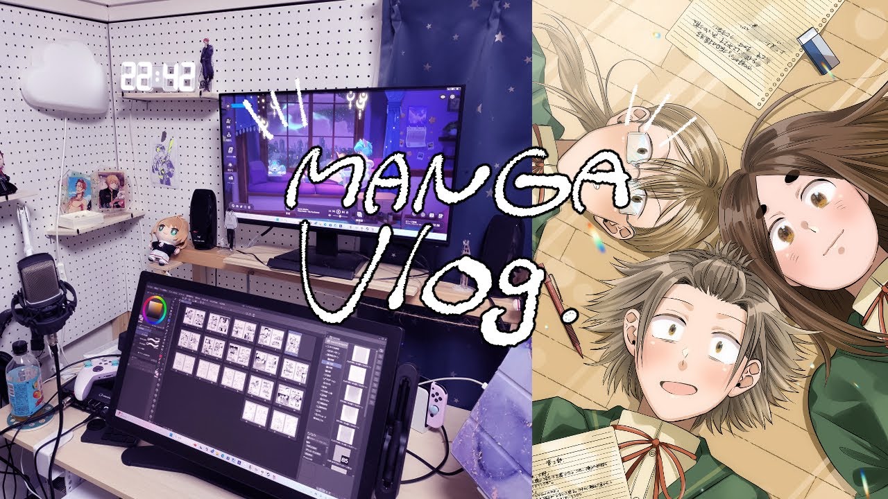 【vlog】地味な漫画家の地味な一週間【miolog】