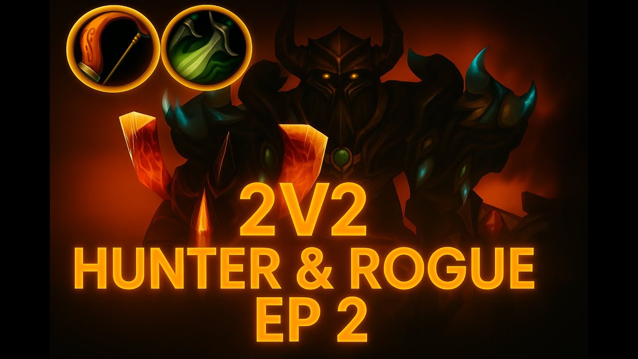 MOP Classic PvP | 2v2 Hunter/Rogue Arenas – Episode 2 | Domination with Crazy Burst & Perfect CC