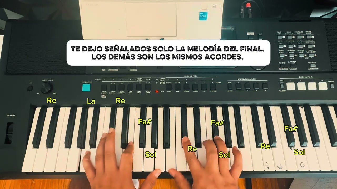 Pr&aacute;ctica esta melod&iacute;a para finalizar #aprendepianofacil 