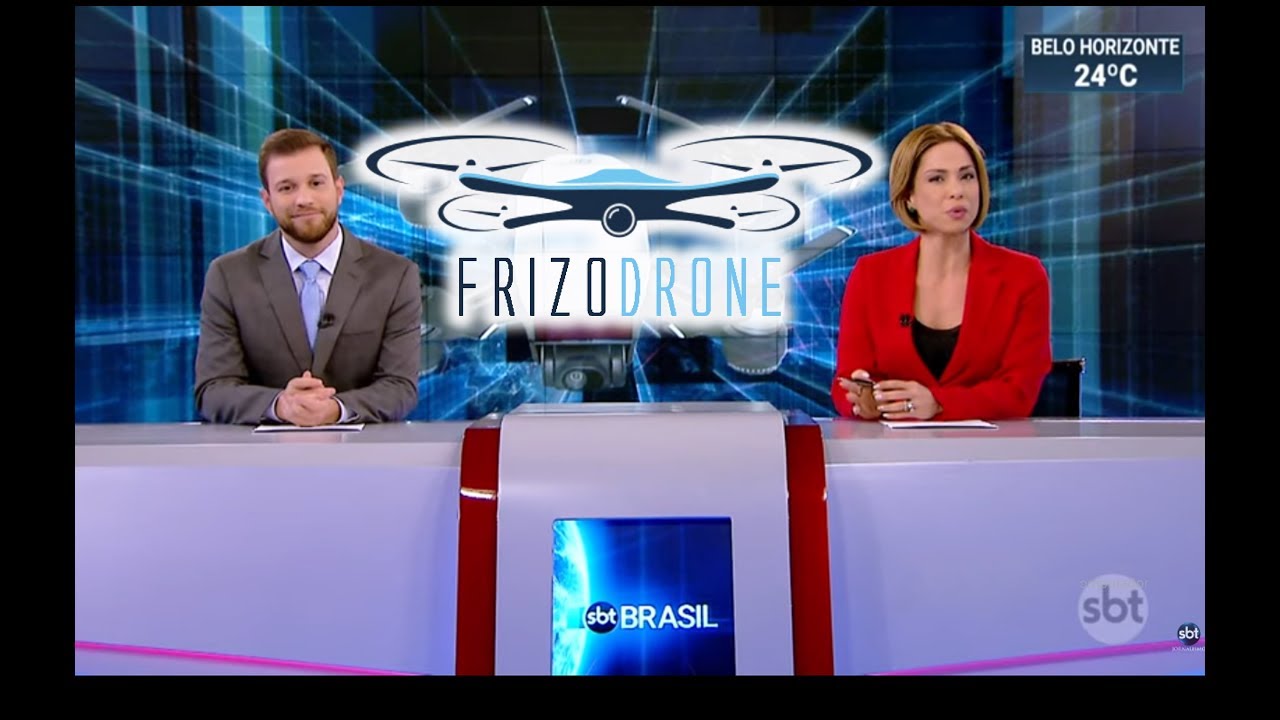 Curso de Drone Jornal do SBT - FrizoDrone