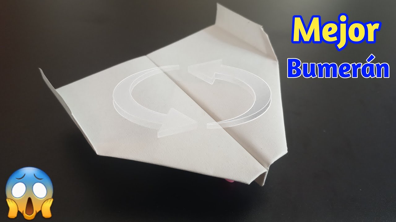 El Mejor Avión de Papel Boomerang ✈️ | Fácil, Divertido y Sorprendente