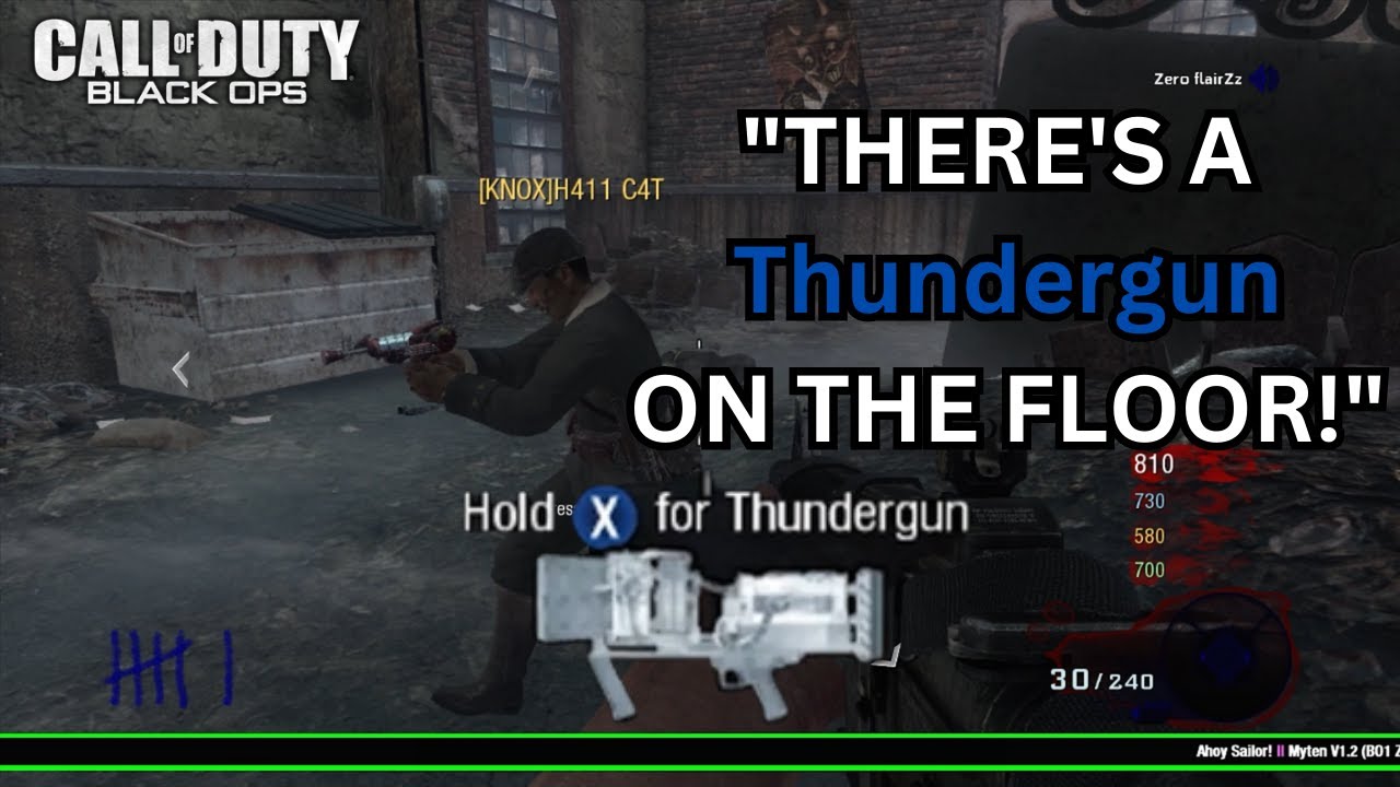 ZOMBIE MOD TROLLING IN BLACK OPS 1