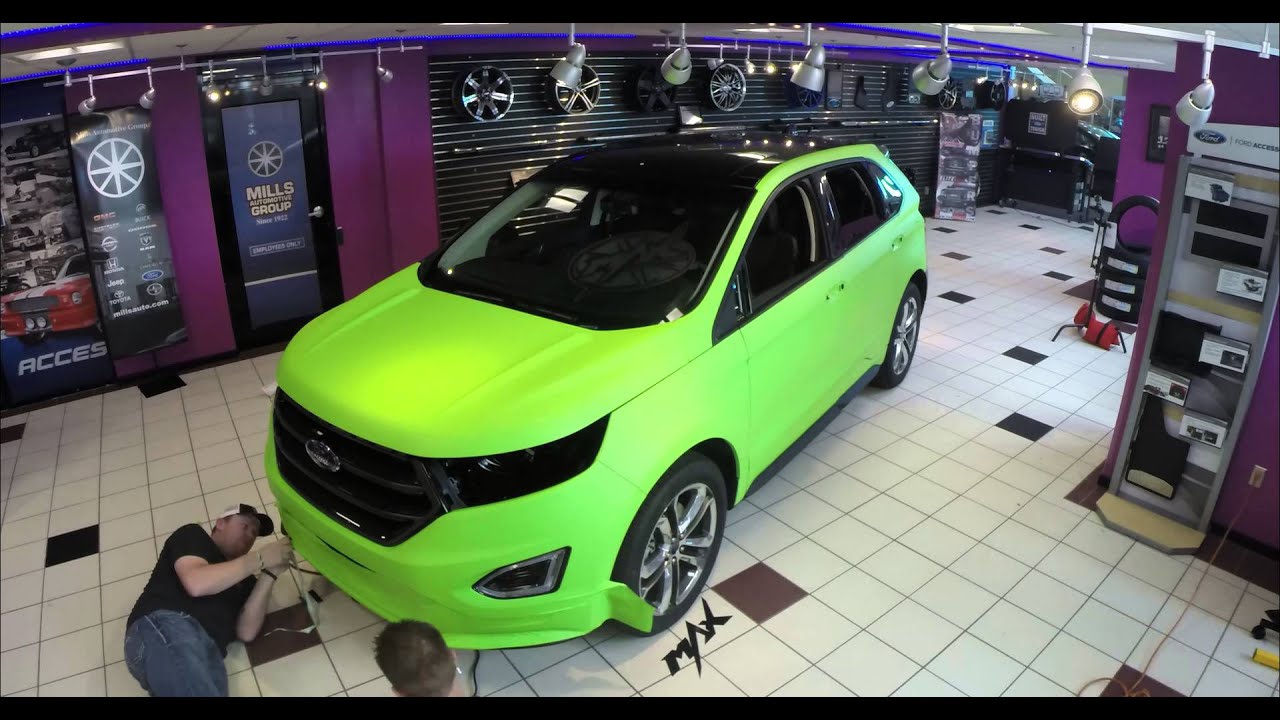MAX Full Vinyl Wrap Timelapse - 2015 Ford Edge