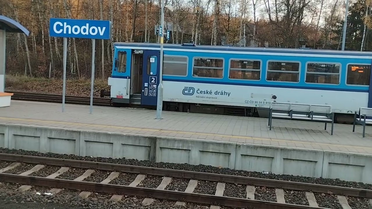 CHODOV (by Karlovy Vary) - Newly renovated tain station