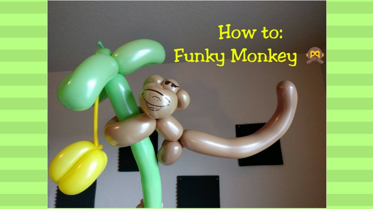 How to: Balloon Monkey on Banana Tree