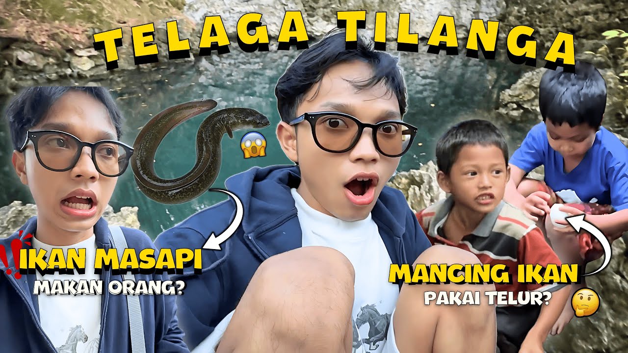 MANDI SUNGAI DI TILANGA😳 ADA IKAN BESAR MAKAN ORANG😱⁉️