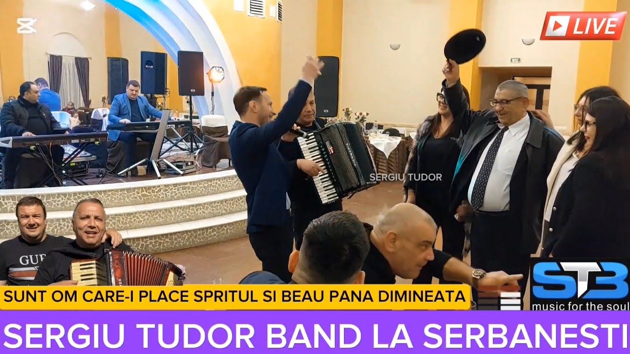 NUNTA DE AUR - COSTEL SI MARIA DOBRE - SERGIU TUDOR LA SERBANESTI - HORE SI SARBE DE JOC