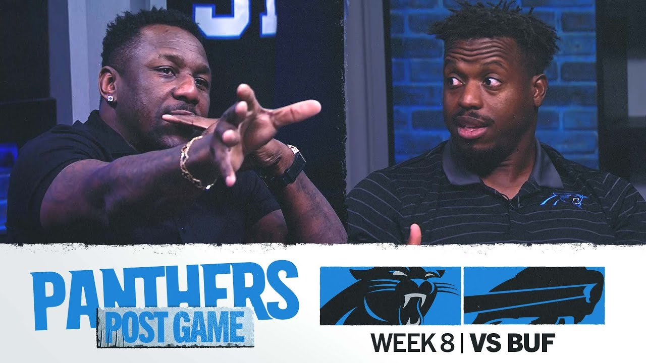 Panthers vs Bills Week 8 Reaction | What happened to Carolina Panthers Run Defense? | Postgame Show