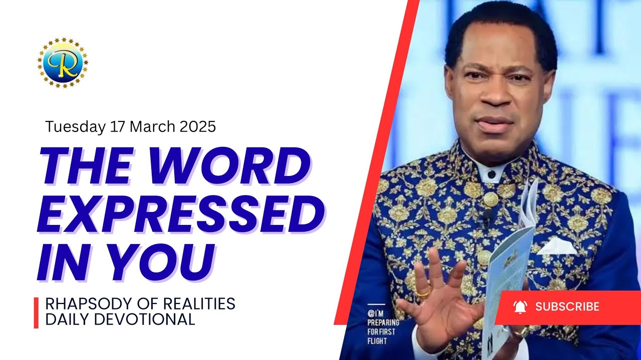 The word expressed in you | 17 March 2026 Rhapsody of Realities