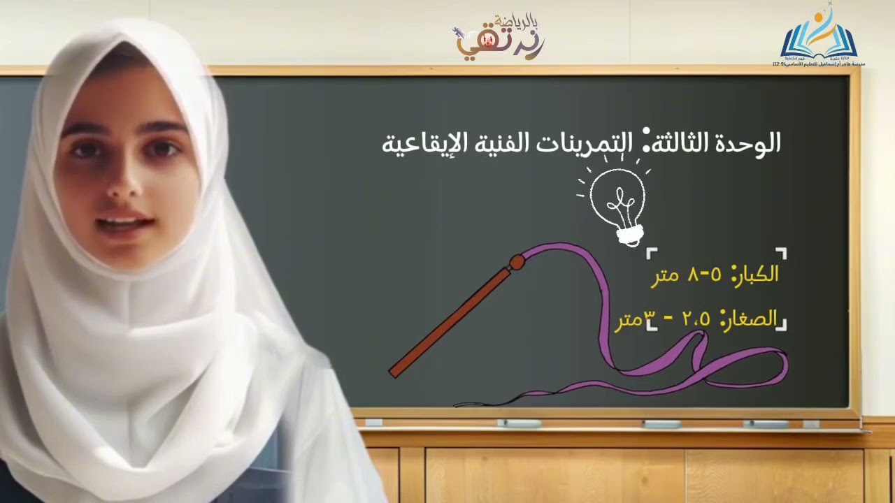 الصف الثاني عشر/ الوحده الثالثه -التمرينات الفنيه الإيقاعيه