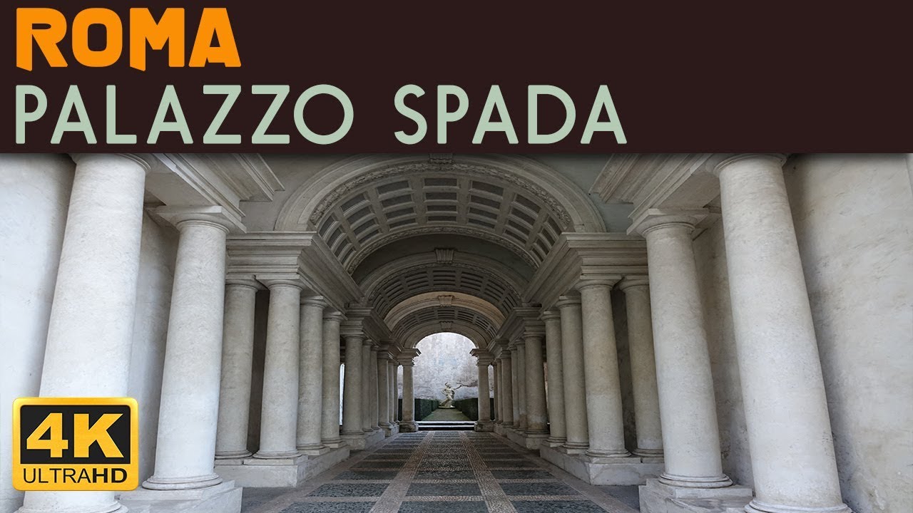 ROMA - Galleria Spada e la falsa prospettiva di Borromini