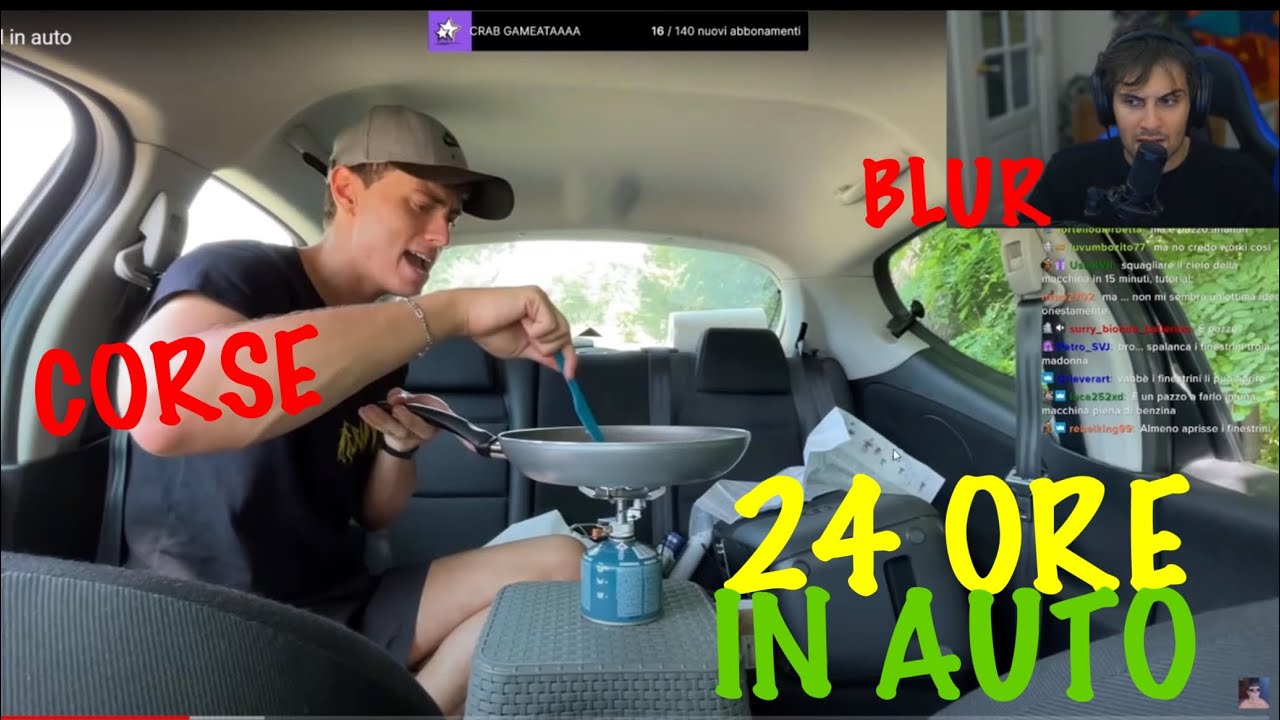 BLUR REACTION A CORSE 24 ORE IN AUTO 🚗