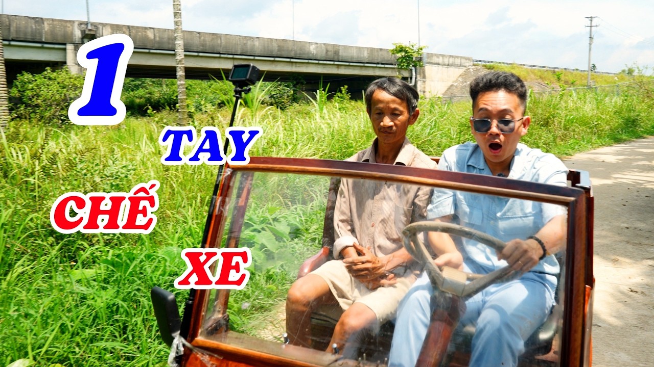 Người đàn ông liệt một tay một chân vẫn có thể chế ô tô bằng gỗ - ĐỘC LẠ BÌNH DƯƠNG