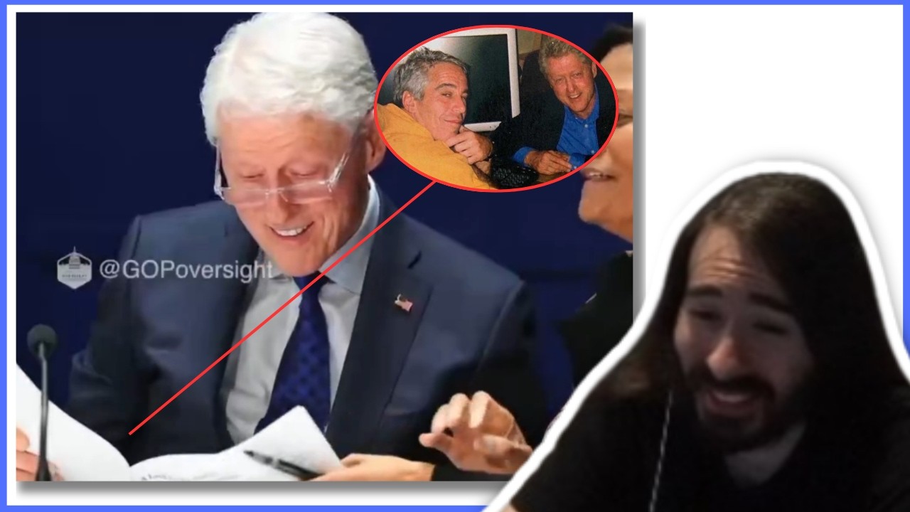 Bill Clinton Smiles While Looking At Epstein Photos & Much More | MoistCr1TiKaL