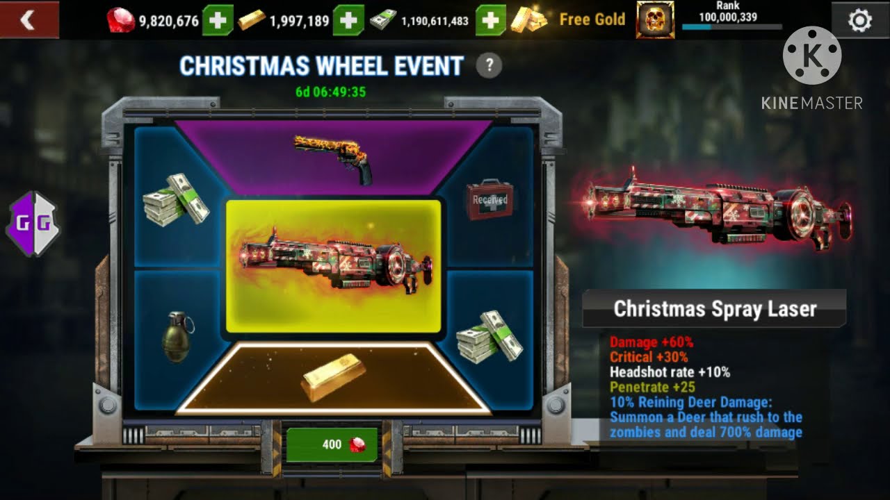 New Event Gun Skin Dead Target ! unlimited Diamond and gold the best