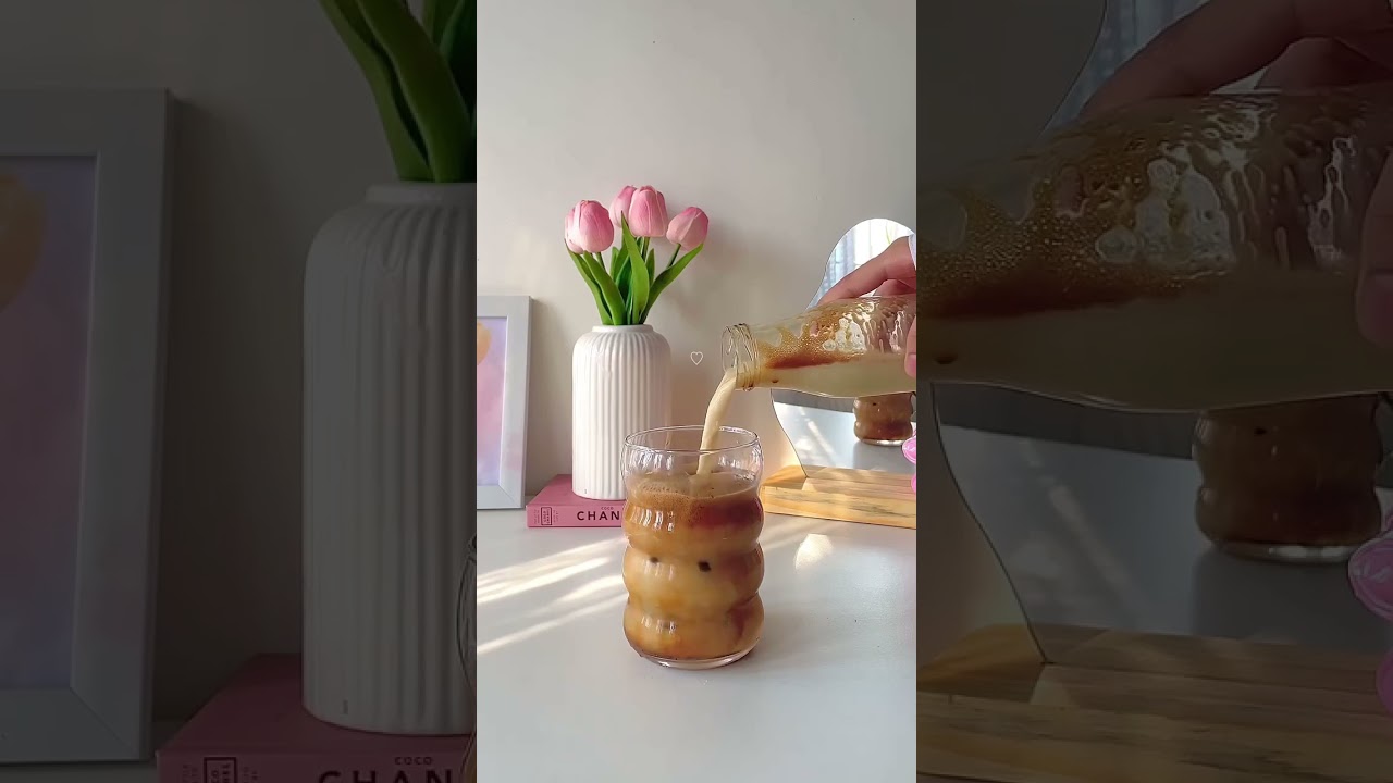 Iced coffee🤤 video by pinterest 